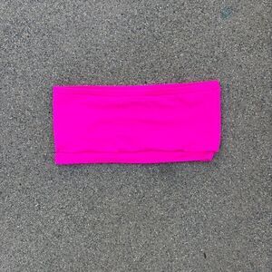 Onzie Bandeau Top One Size Neon Pink Swim